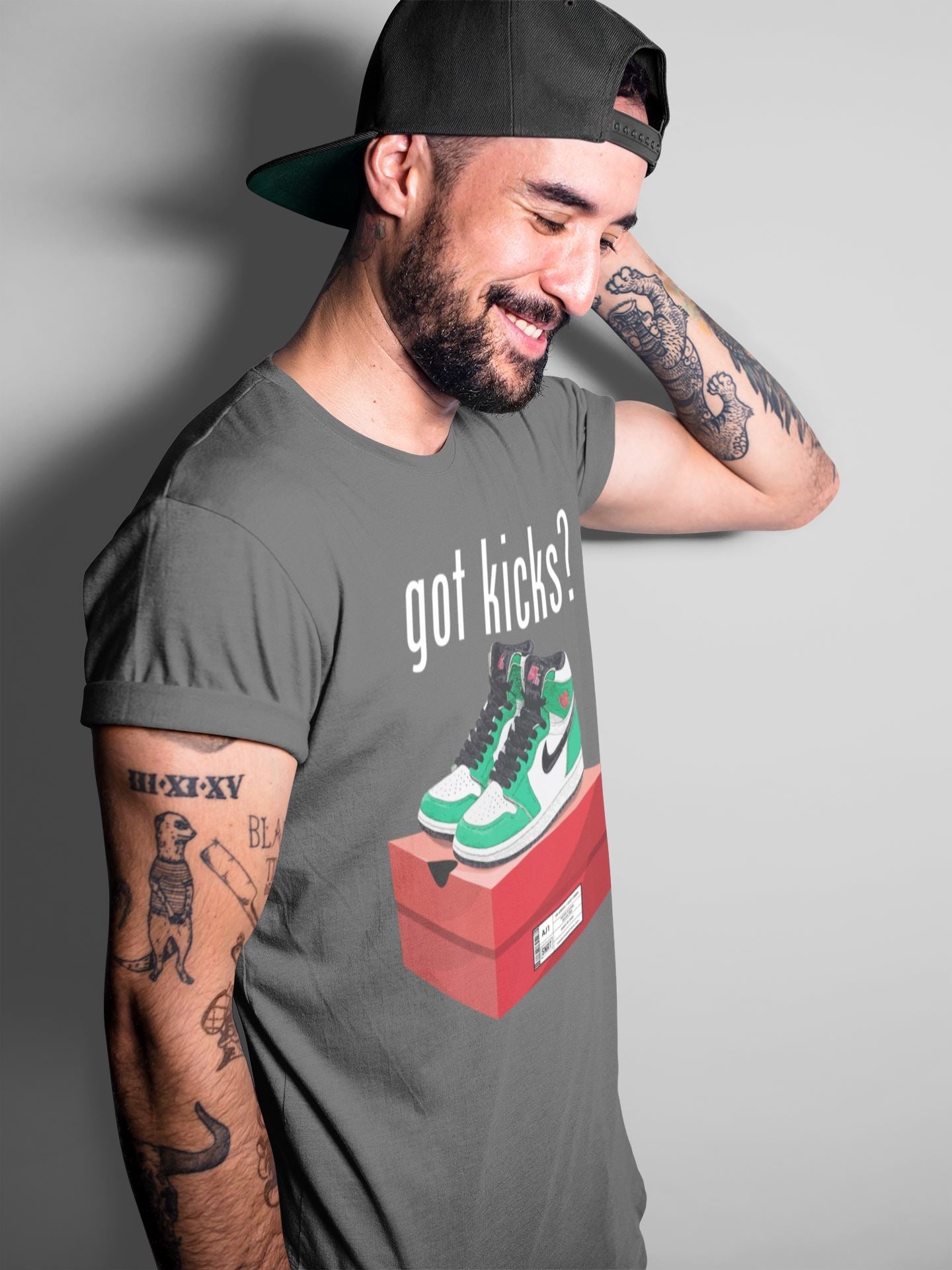 Got Kicks Unisex Sweater – Air Jordan 1 Lucky Green, Sneakers Matching Sweater