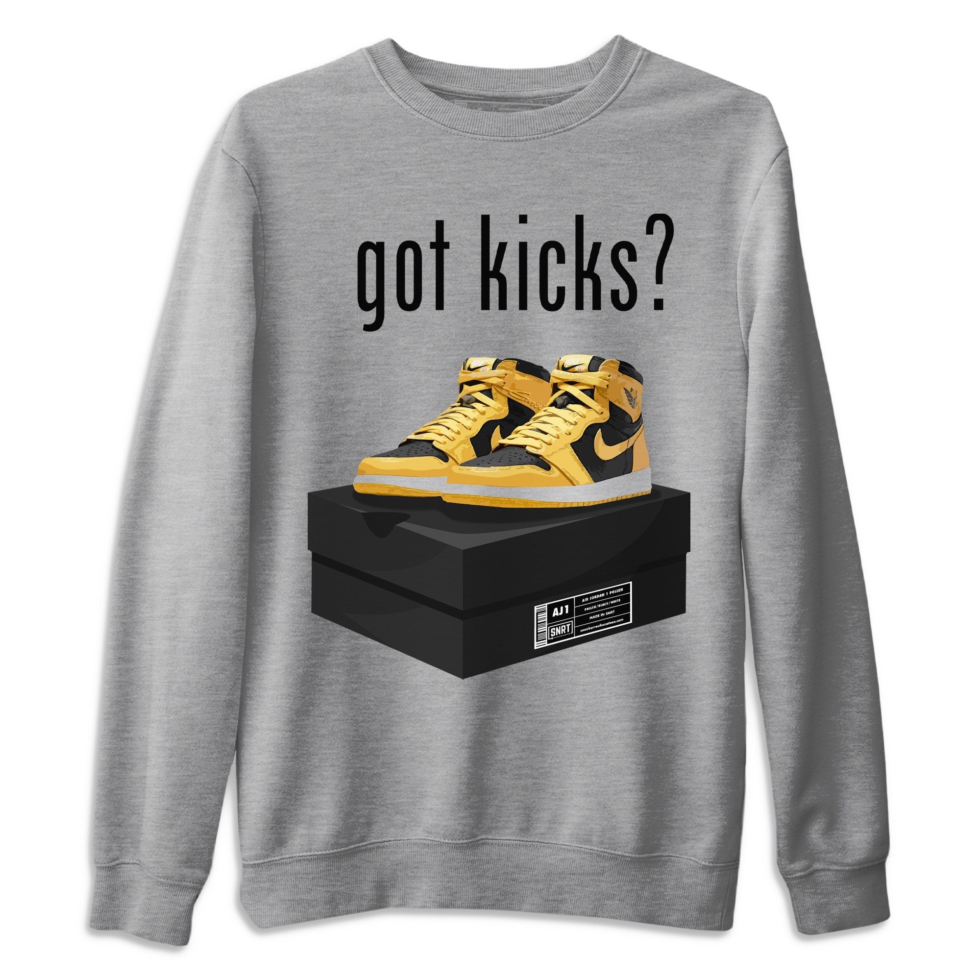 Got Kicks Unisex Sweater – Air Jordan 1 Pollen, Sneakers Matching Sweater
