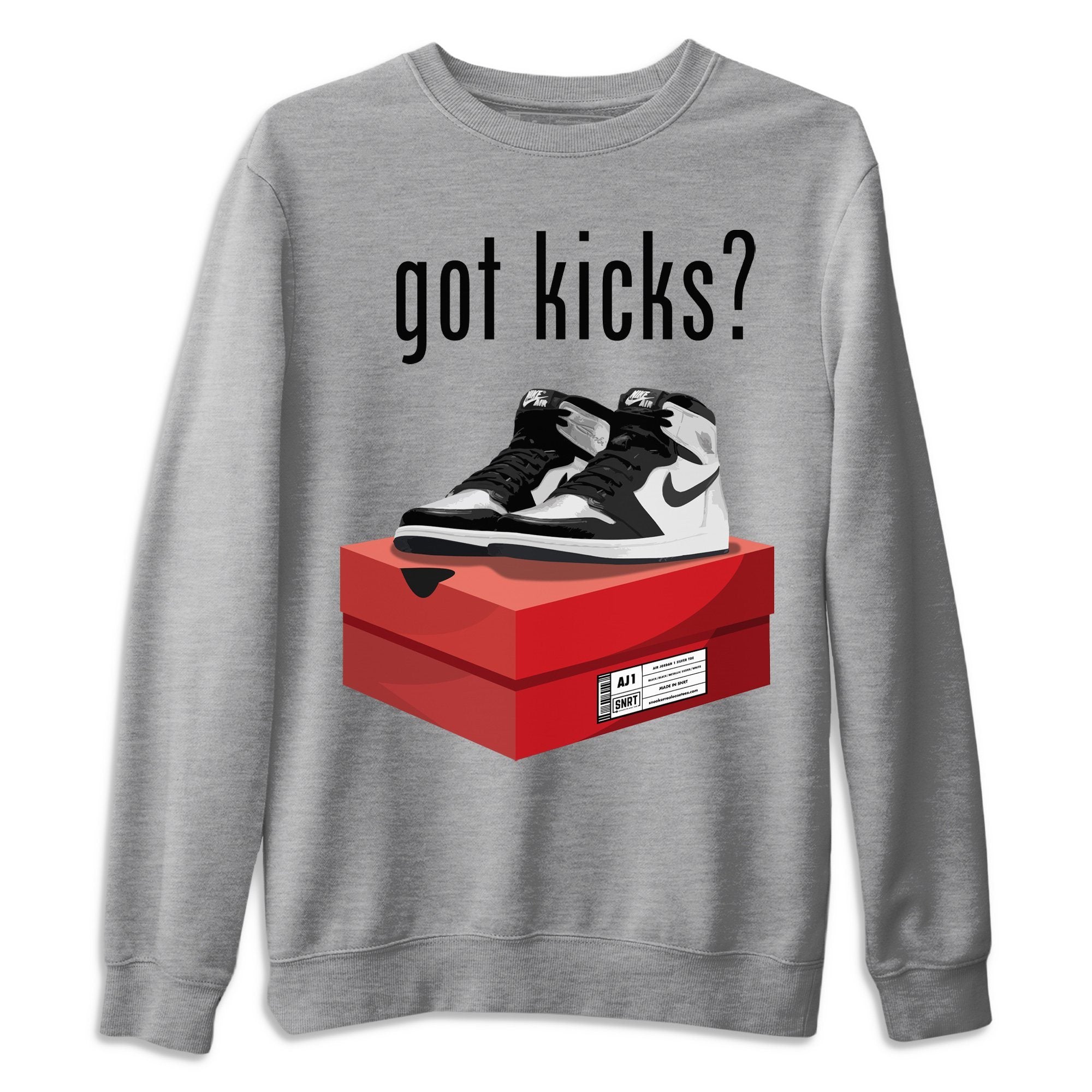 Got Kicks Unisex Sweater – Air Jordan 1 Silver Toe, Sneakers Matching Sweater