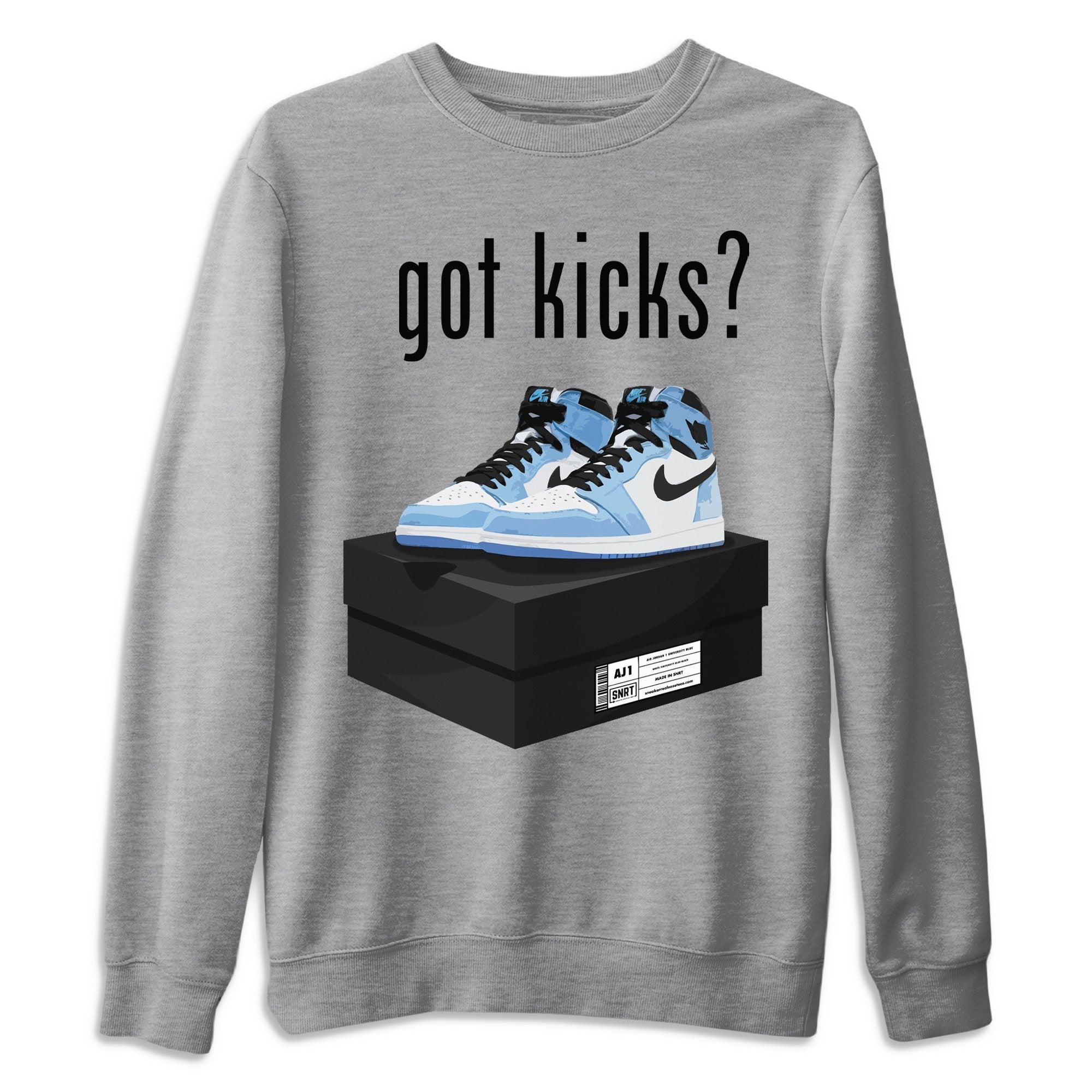 Got Kicks Unisex Sweater – Air Jordan 1 University Blue, Sneakers Matching Sweater