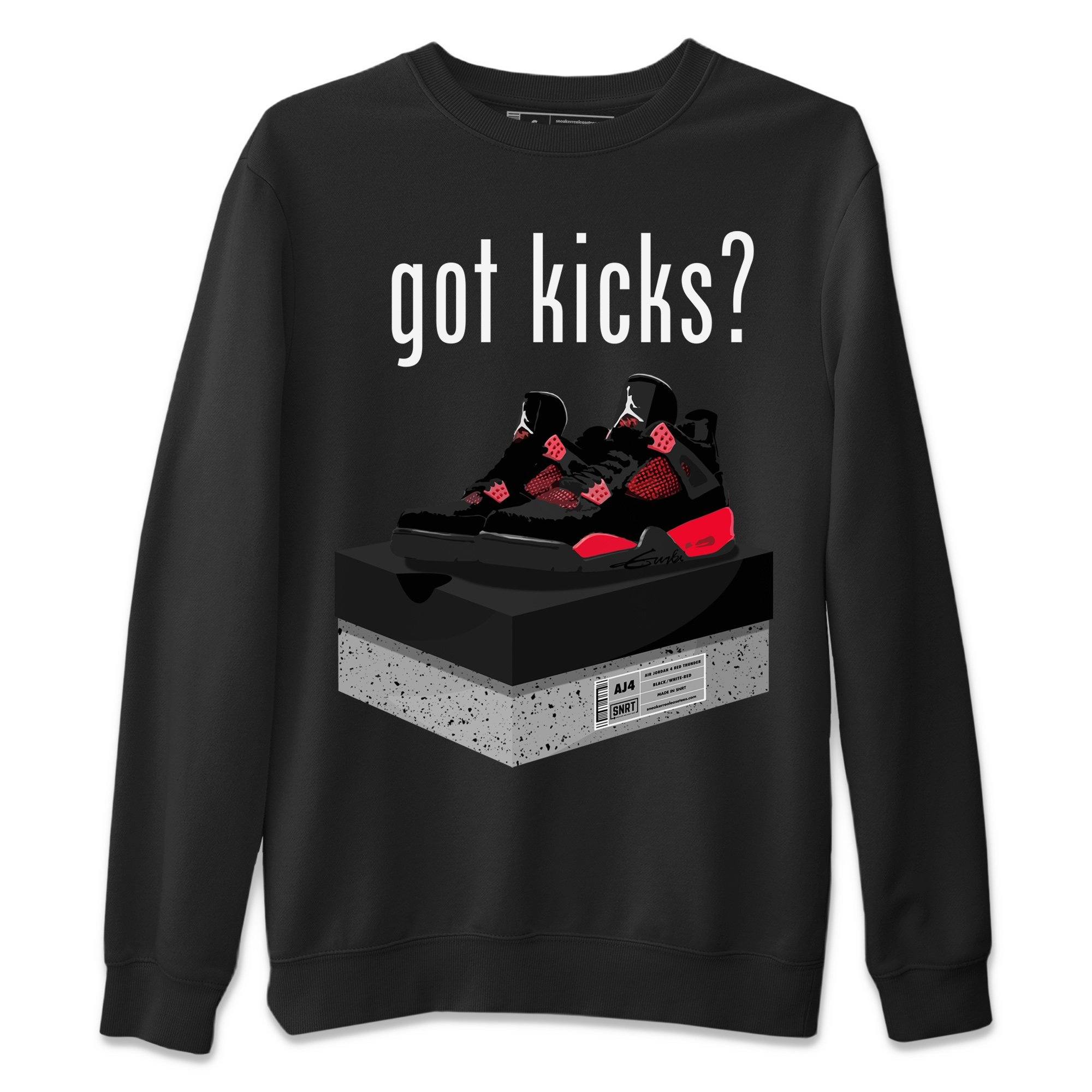 Got Kicks Unisex Sweater – Air Jordan 4 Red Thunder, Sneakers Matching Sweater