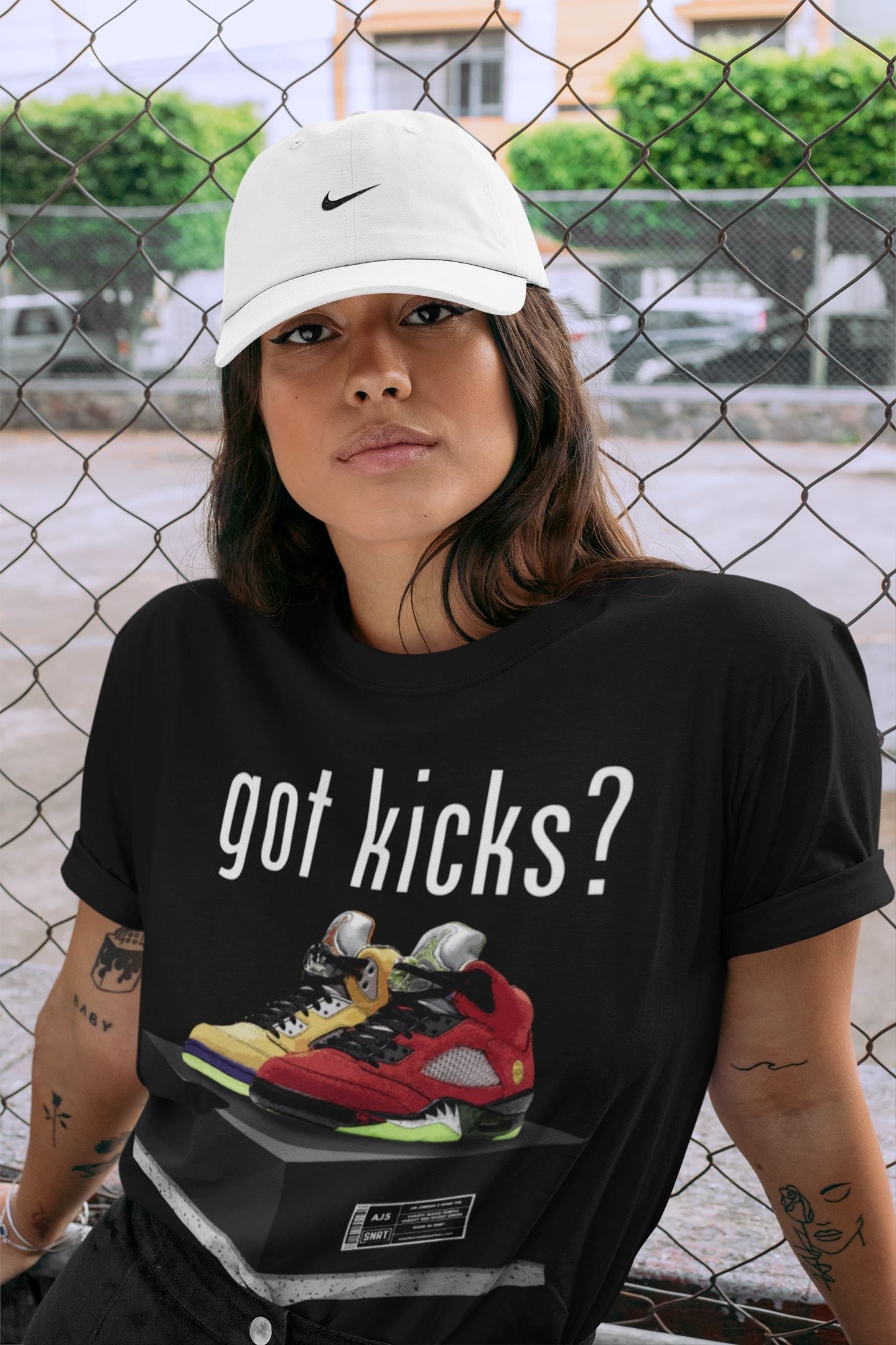 Got Kicks Unisex Sweater – Air Jordan 5 What The, Sneakers Matching Sweater