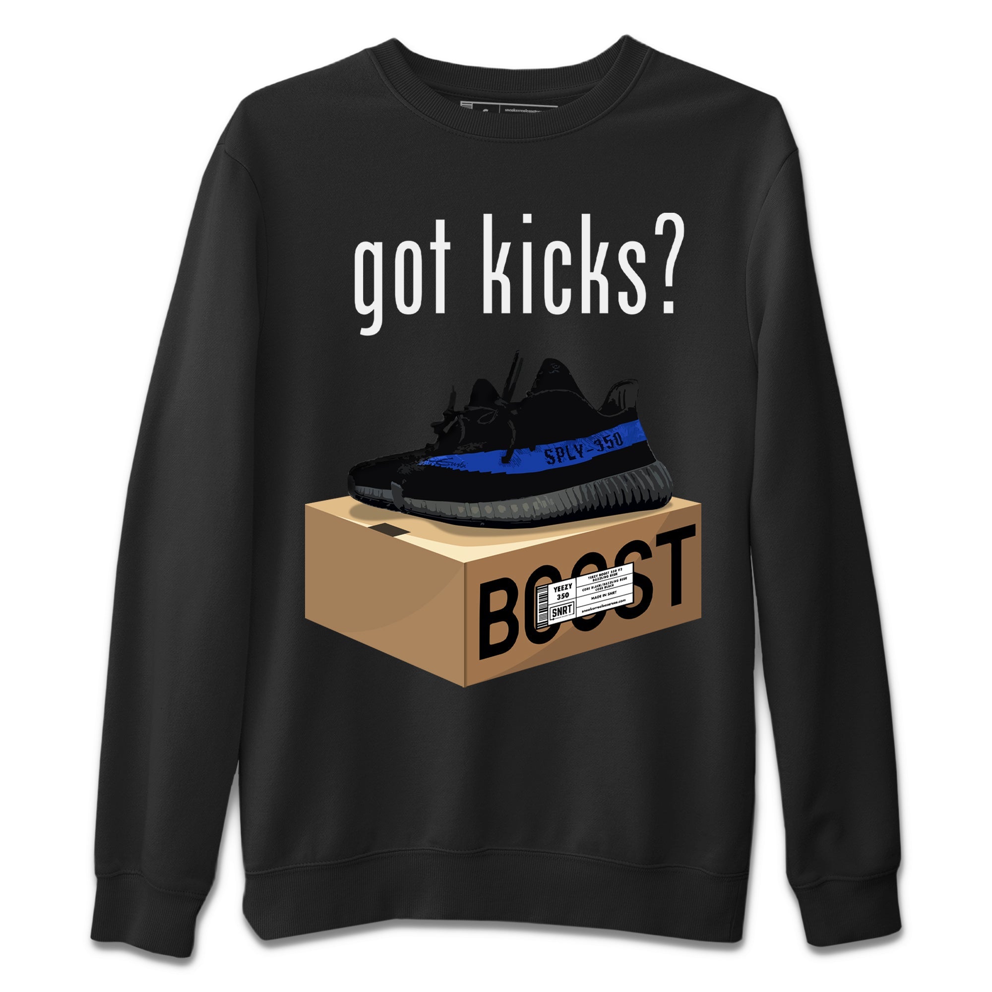 Got Kicks Unisex Sweater – Yeezy 350 Dazzling Blue, Sneakers Matching Sweater