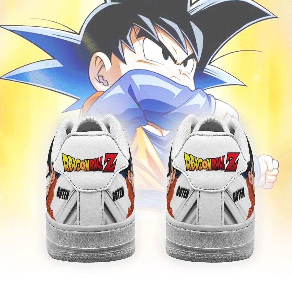 Goten Air Sneakers Custom Anime Dragon Ball Shoes Simple Style