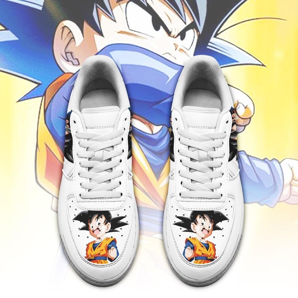 Goten Air Sneakers Custom Anime Dragon Ball Shoes Simple Style