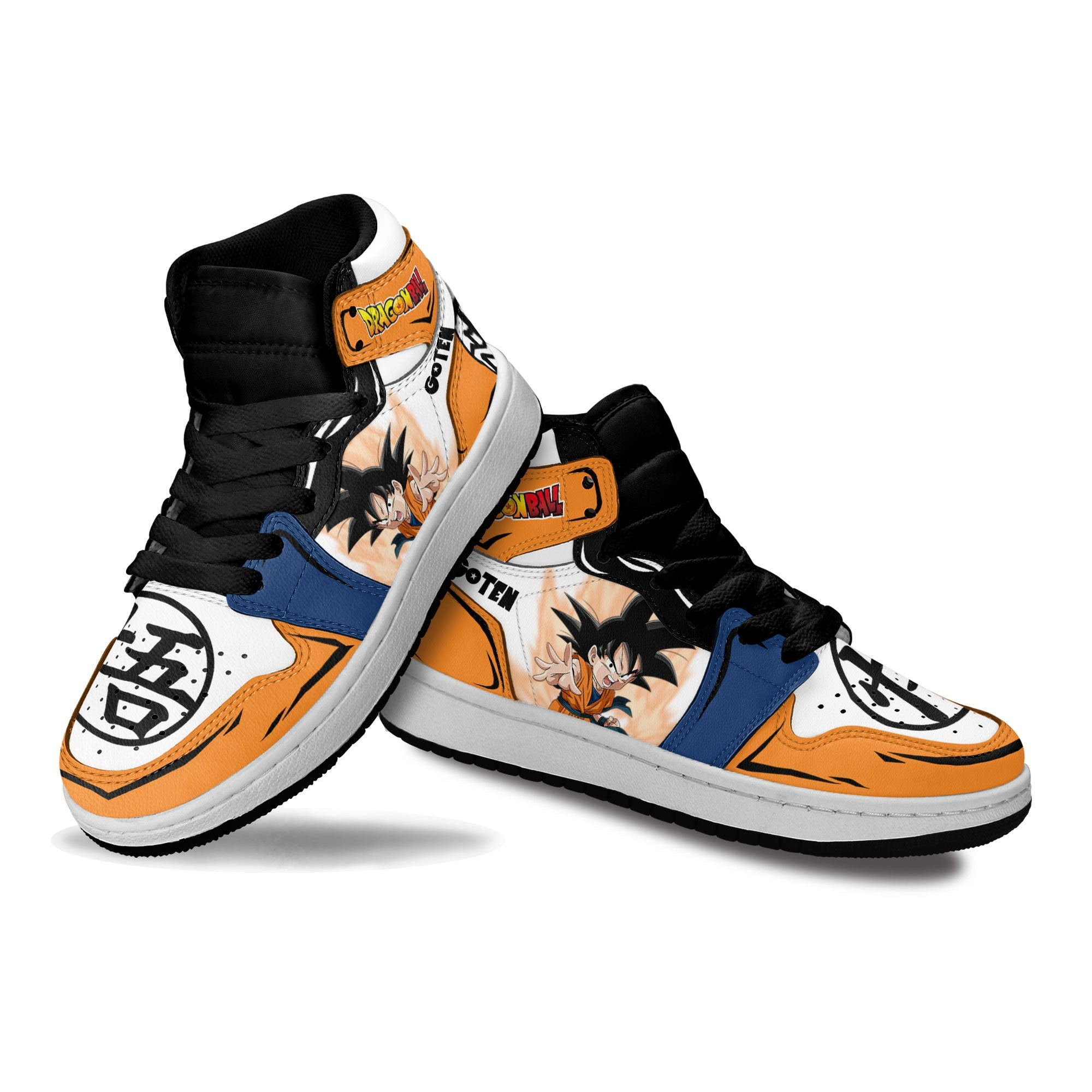 Goten Kids Sneakers Custom Anime Dragon Ball Shoes For Kids