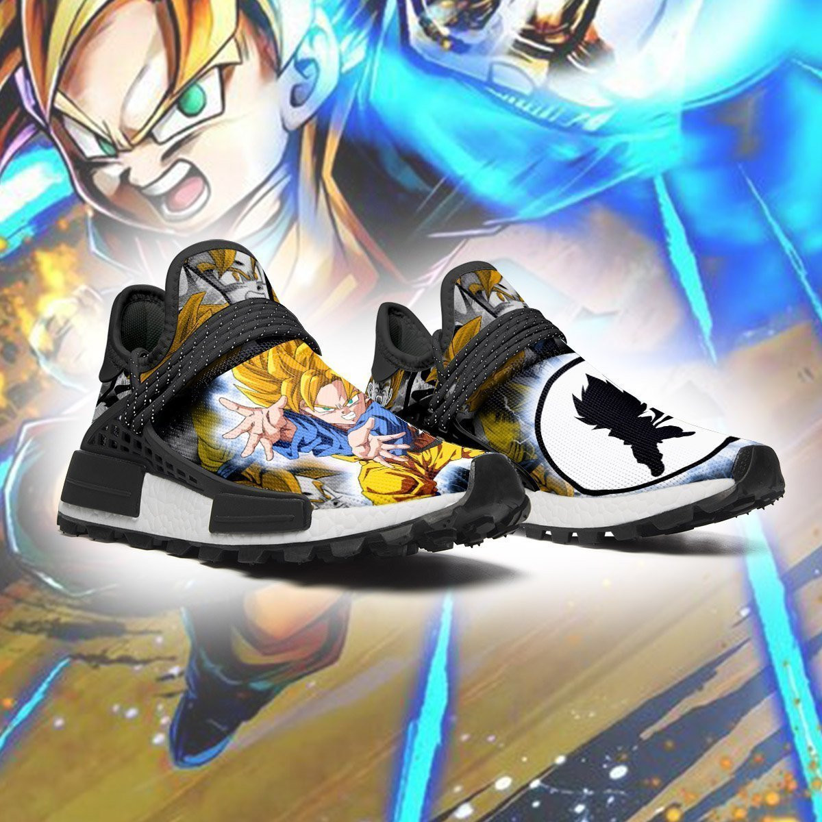 Goten Super Saiyan Shoes Symbol Dragon Ball Anime Sneakers, NMD Shoes
