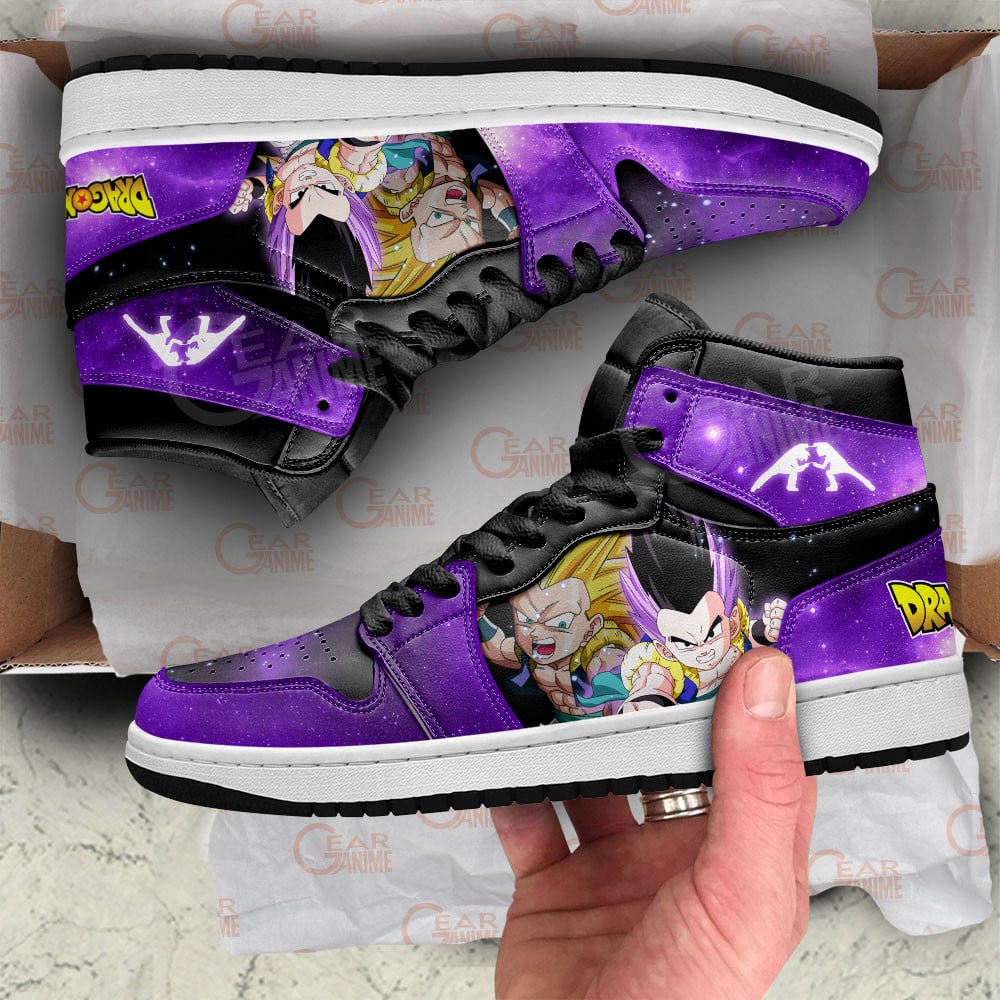 Gotenks JD1s Sneakers Dragon Ball Super Anime Shoes, Air Jordan Hightop