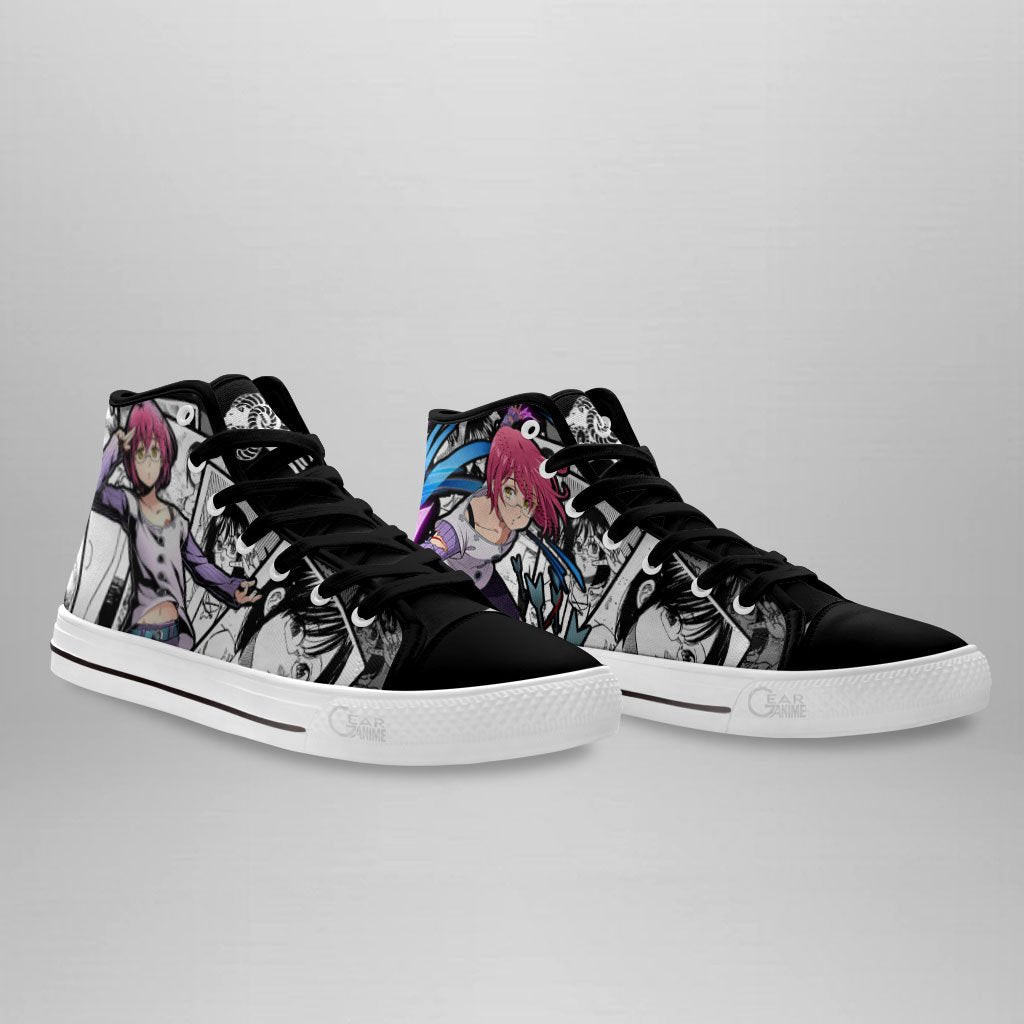 Gowther High Top Shoes Custom Manga Anime Seven Deadly Sins Sneakers