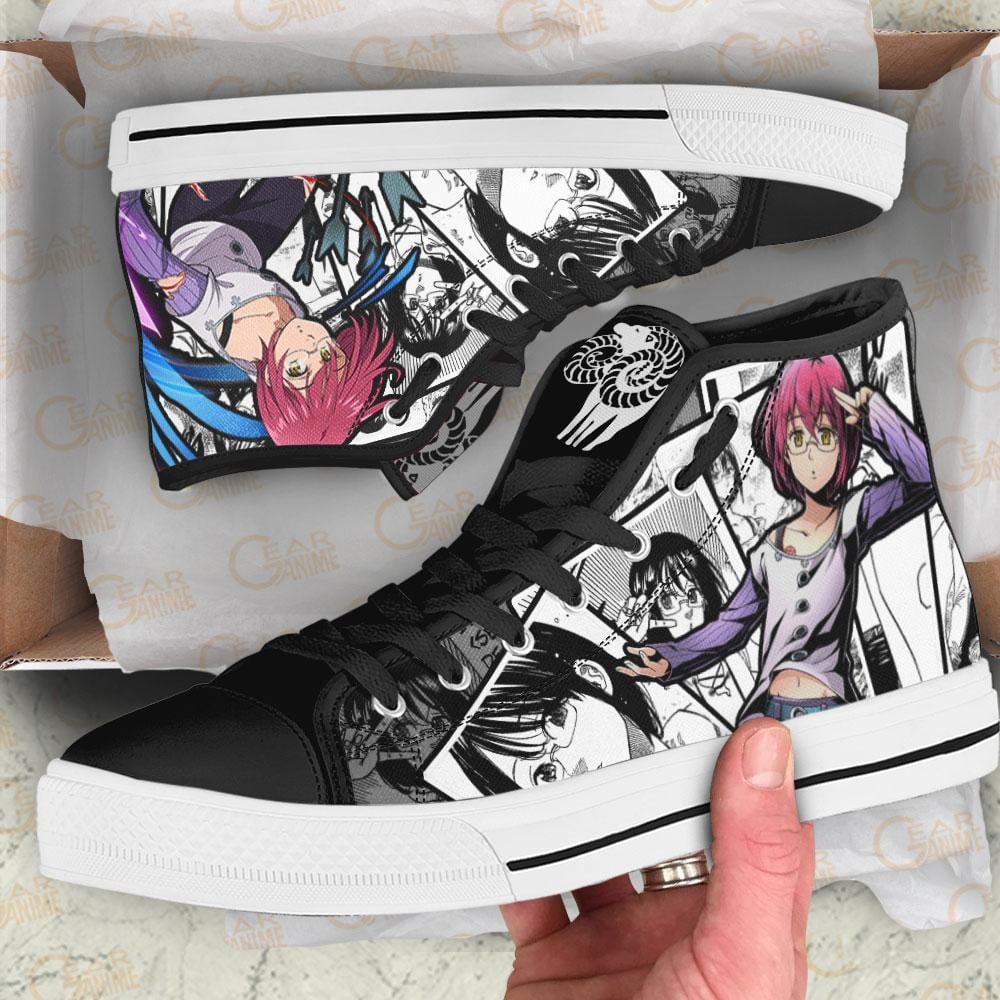 Gowther High Top Shoes Custom Manga Anime Seven Deadly Sins Sneakers