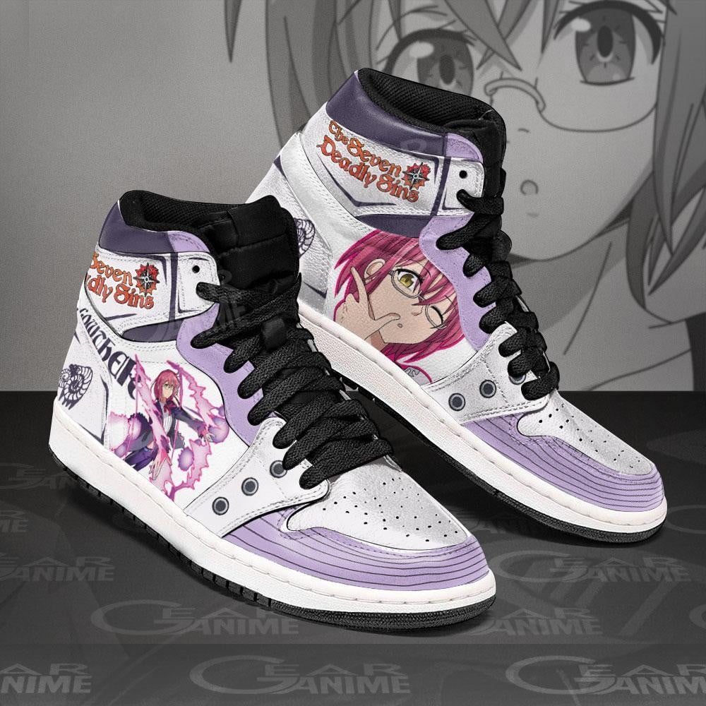 Gowther JD1s Sneakers Seven Deadly Sins Anime Shoes, Air Jordan Hightop