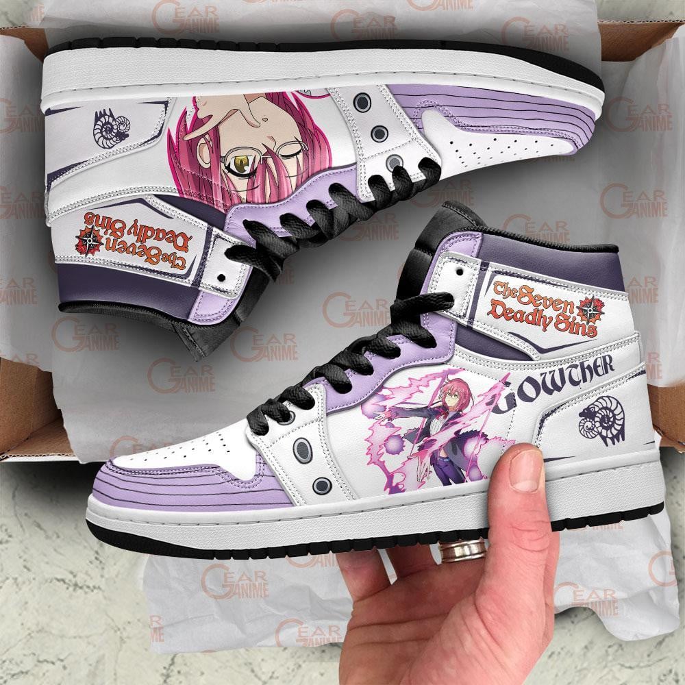 Gowther JD1s Sneakers Seven Deadly Sins Anime Shoes, Air Jordan Hightop