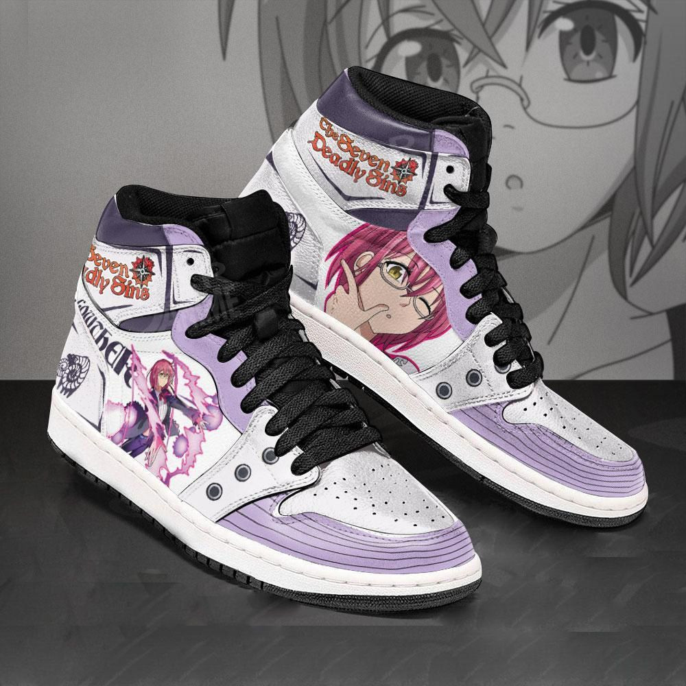 Gowther Seven Deadly Sins Anime 1 High Top Air Jordan Sneaker, Air Jordan Hightop