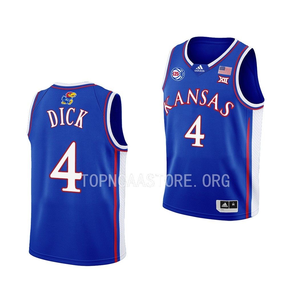 Gradey Dick Kansas Jayhawks Royal Swingman Youth Jersey