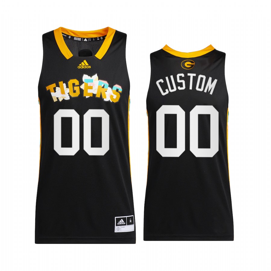 Grambling Tigers Custom Jersey 2022 Honoring Black Excellence Black Uniform