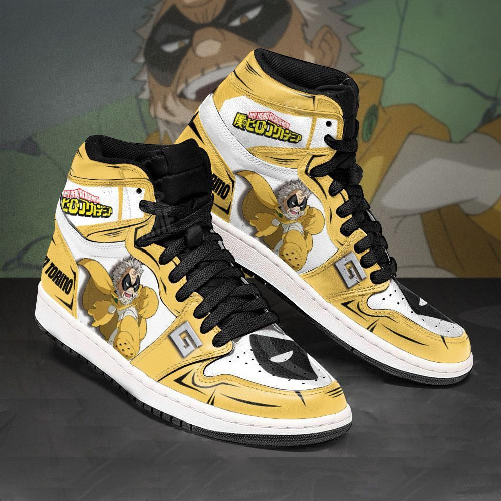 Gran Torino My Hero Academia anime High Top Air Jordan Sneaker, Air Jordan Hightop
