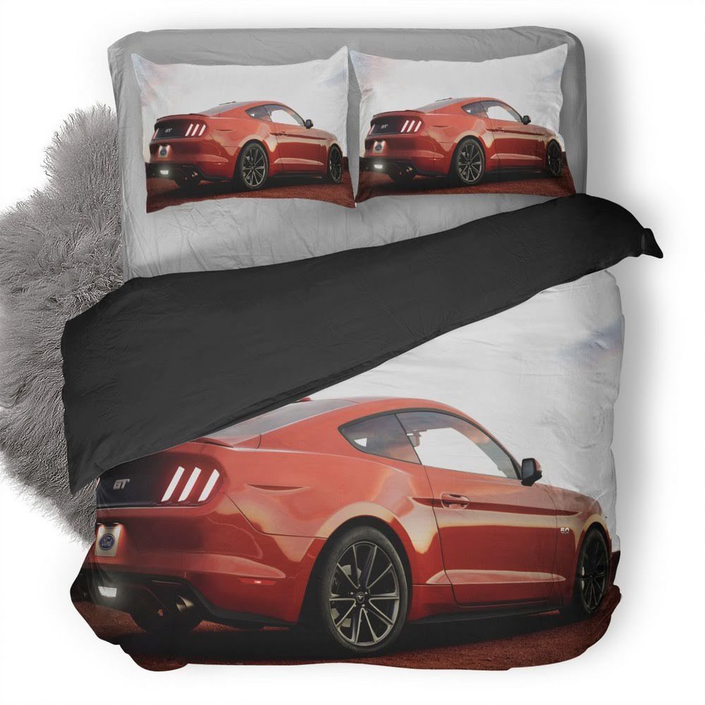 Gran Turismo Sport Ford Mustang 3D Customized Duvet Cover Bedding Set