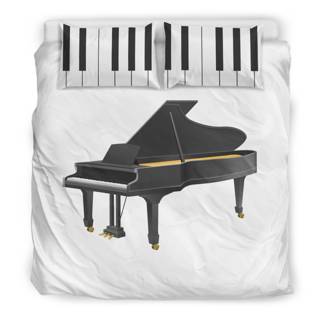 Grand Piano 3D Customized Duvet Cover Bedding Set