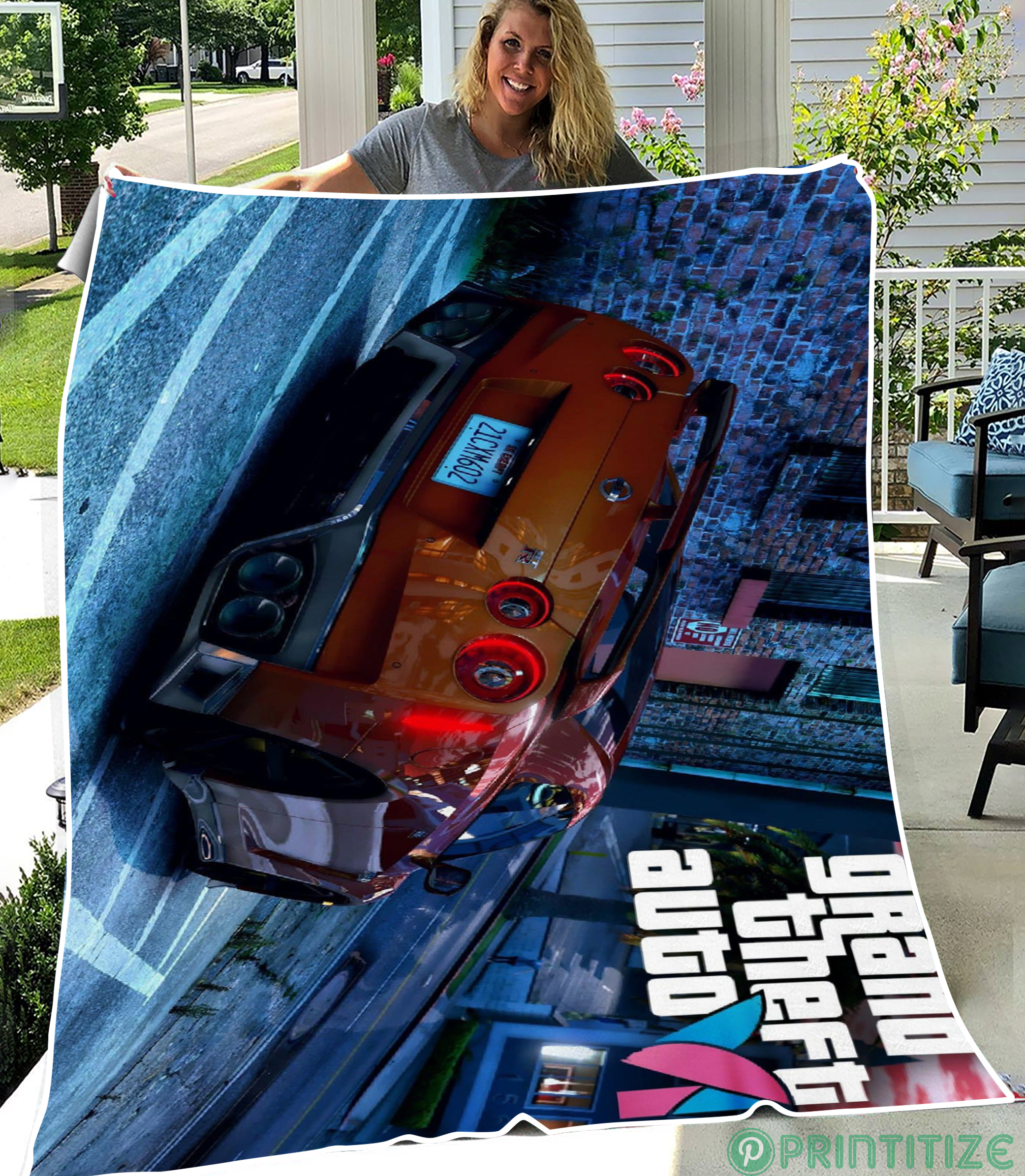 Grand Theft Auto 6 Fleece Blanket