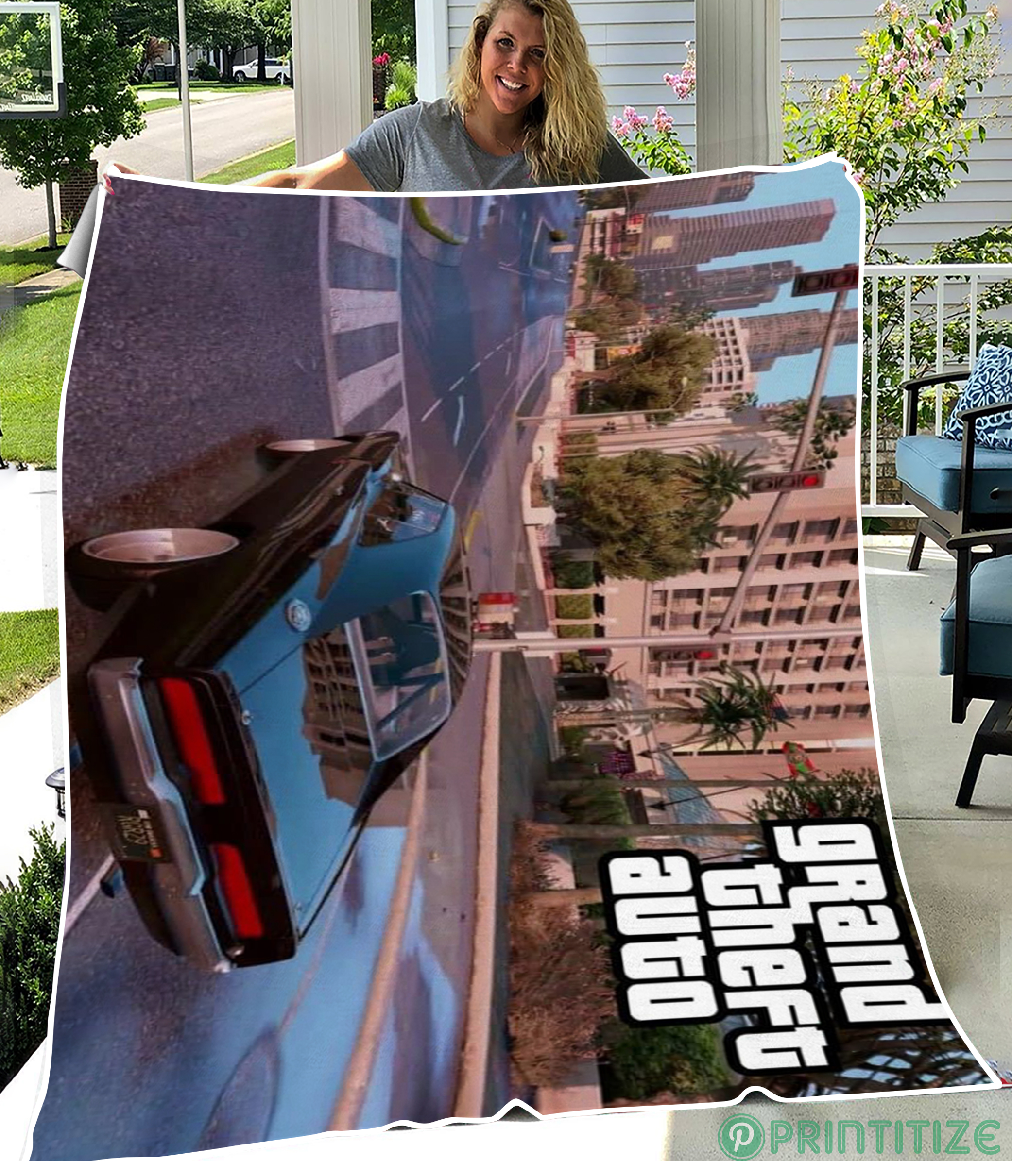 Grand Theft Auto Fleece Blanket
