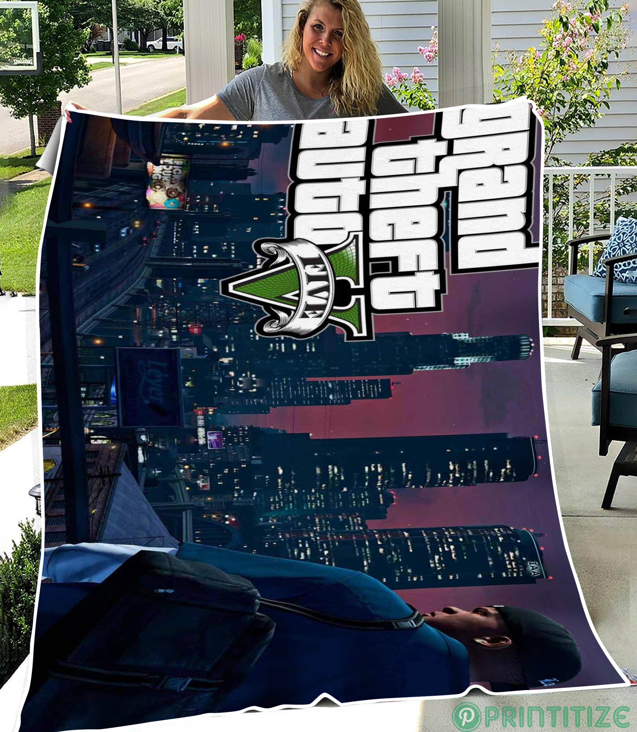 Grand Theft Auto V Fleece Blanket