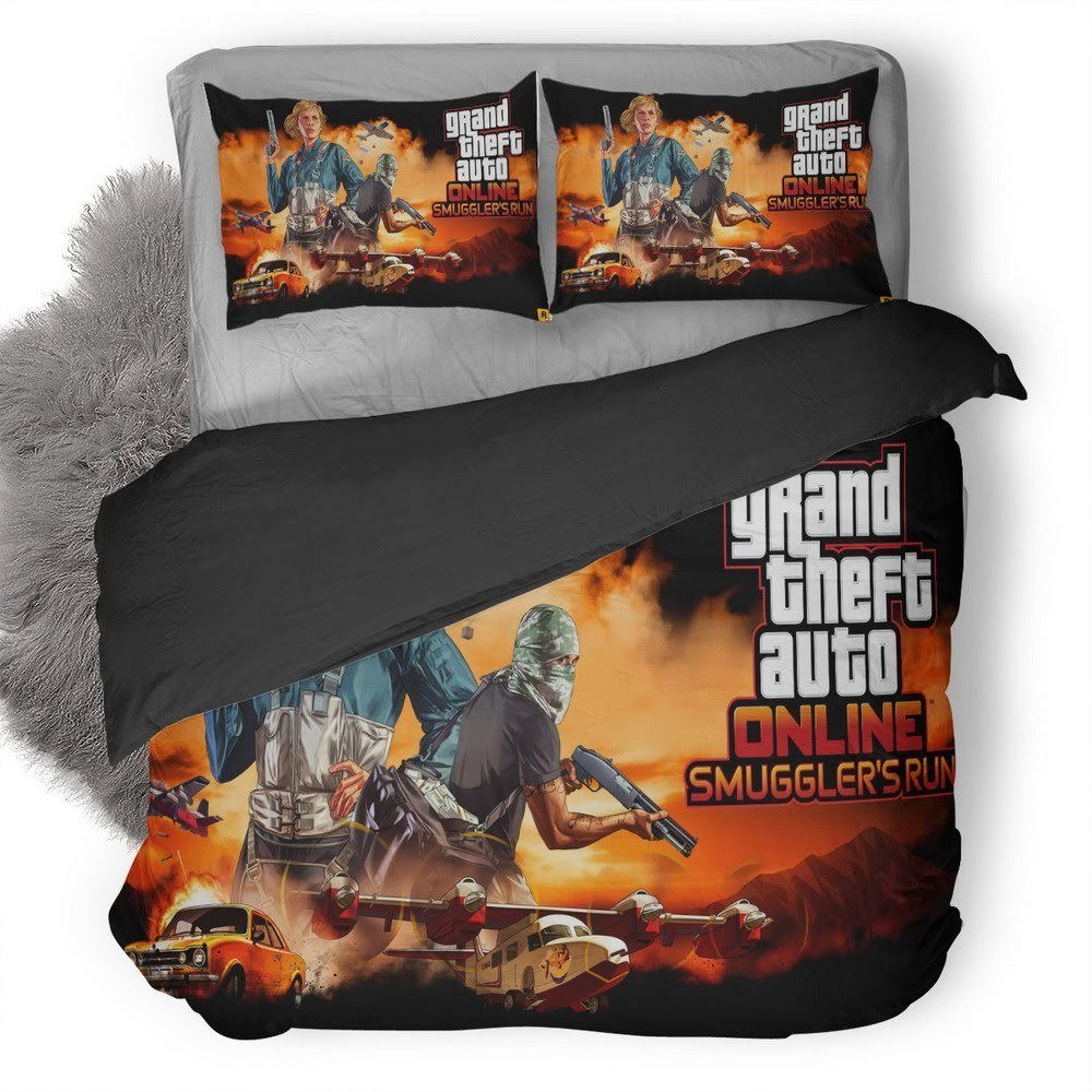 Grand Theft Auto V Smugglers Run 3D Customized Duvet Cover Bedding Set