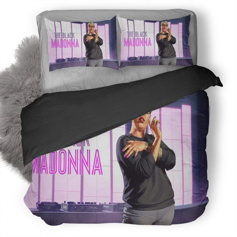 Grand Theft Auto V The Black Madonna 3D Customized Duvet Cover Bedding Set