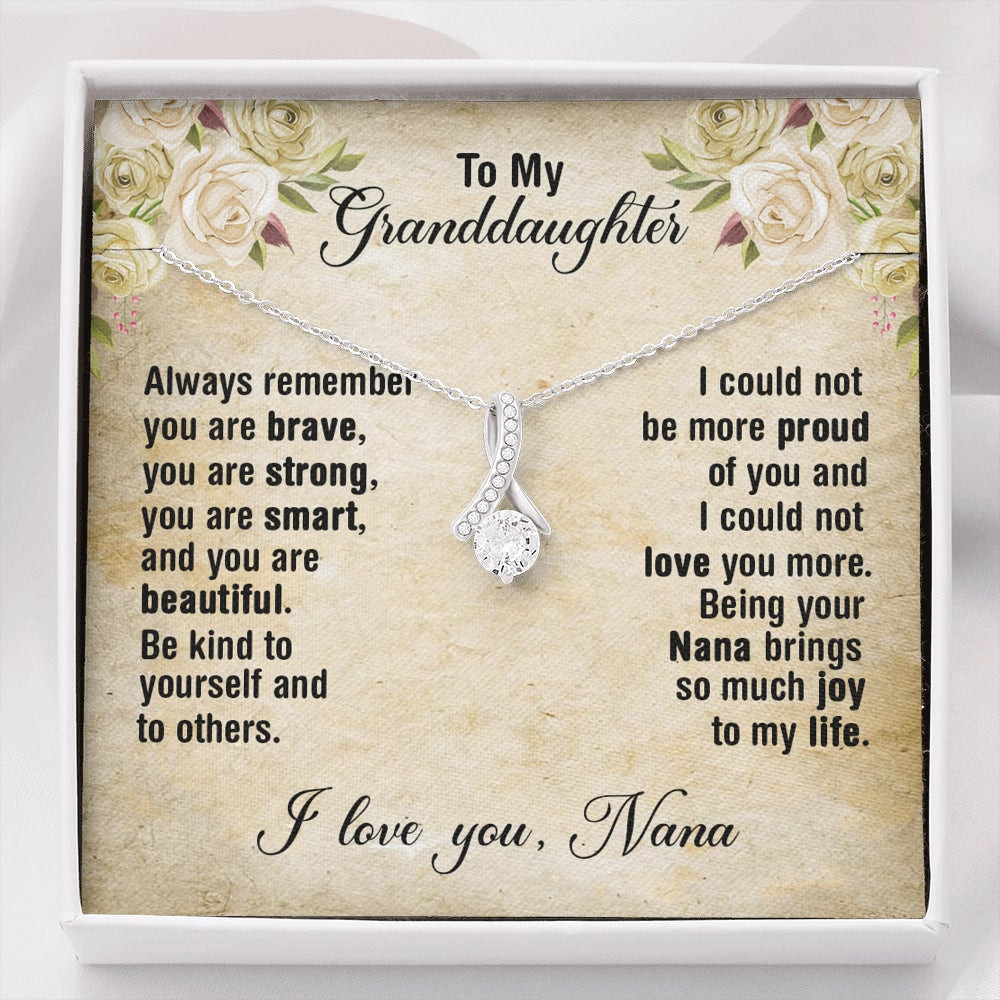 Granddaughter, You Bring Me So Much Joy – Alluring Beauty Necklace
