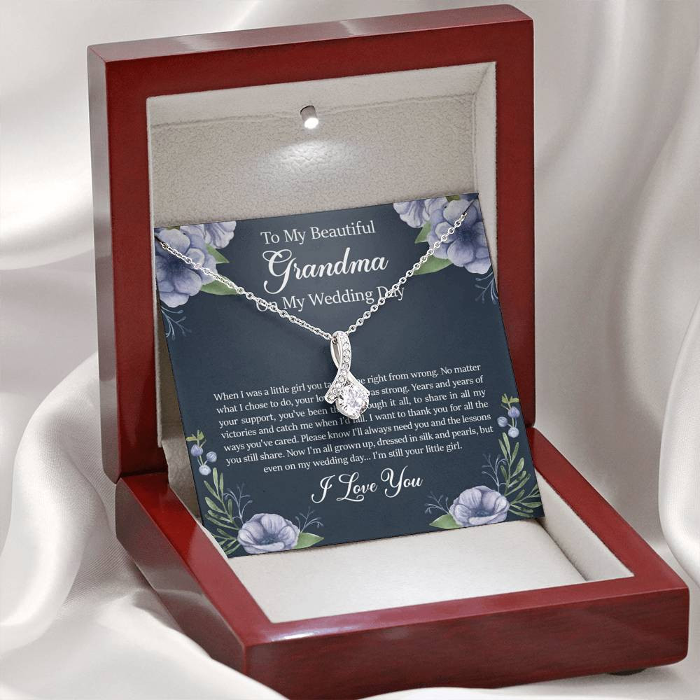 Grandmother of the Bride Gifts, When I Was A Little Girl, Alluring Beauty Necklace For Women, Wedding Day Thank You Ideas From Bride