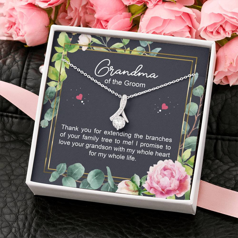 Grandmother of the Groom Gifts, I Promise To Love Your Grandson, Alluring Beauty Necklace For Women, Wedding Day Thank You Ideas From Bride
