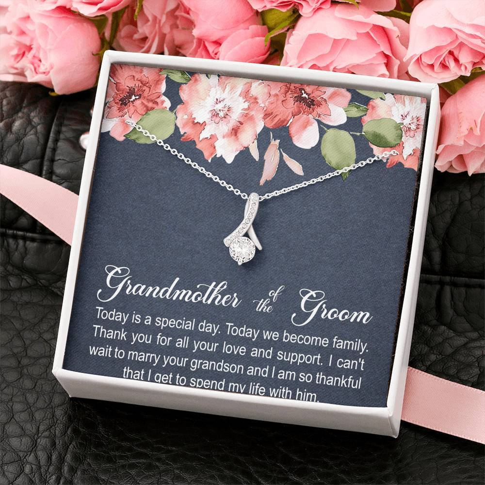 Grandmother of the Groom Gifts, Today Is A Special Day, Alluring Beauty Necklace For Women, Wedding Day Thank You Ideas From Bride