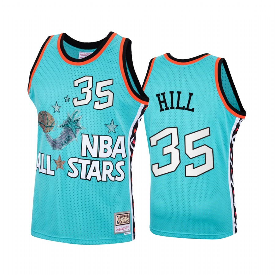 Grant Hill #35 1996 All-Stars Teal Eastern Conference Jersey