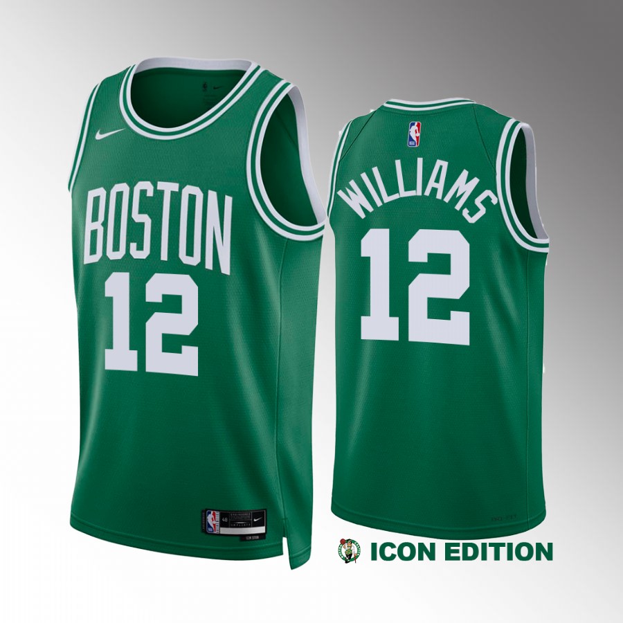 Grant Williams 2022-23 Boston Celtics Green #12 Icon Edition Jersey Swingman
