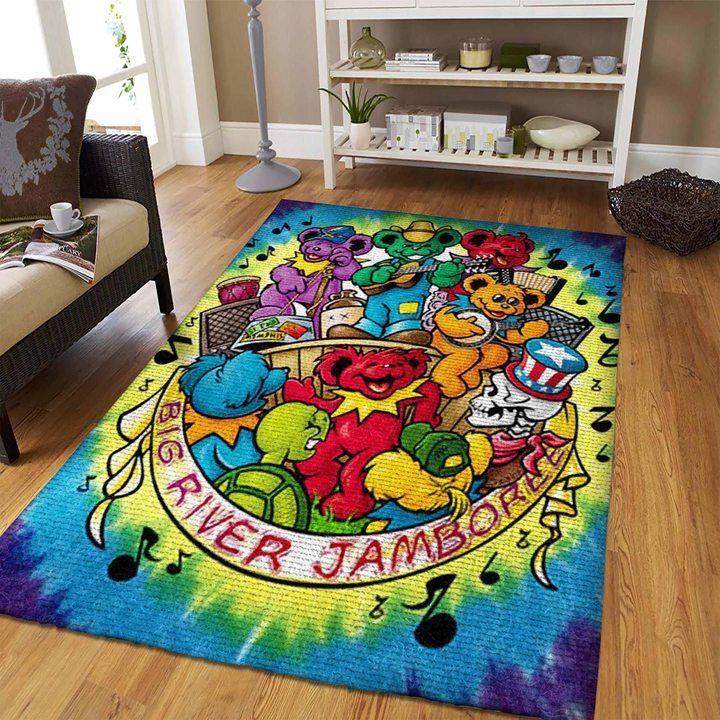 Grateful Dead Band Area Rectangle Rug
