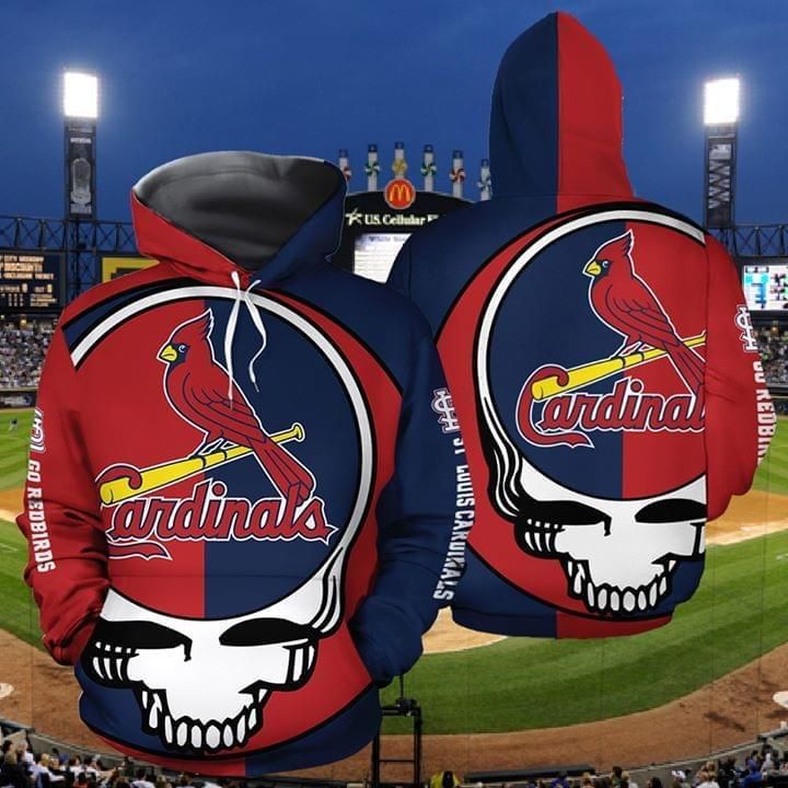 Grateful Dead Saint Louis Cardinals 3D Hoodie