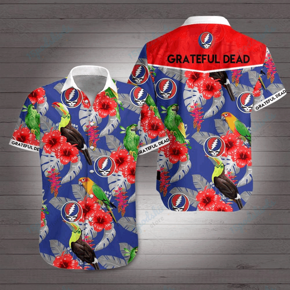 Grateful Dead Style Hawaiian Shirt