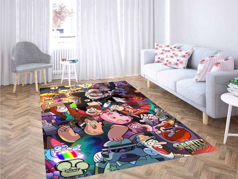 Gravity Falls Comic Carpet Rectangle Rug
