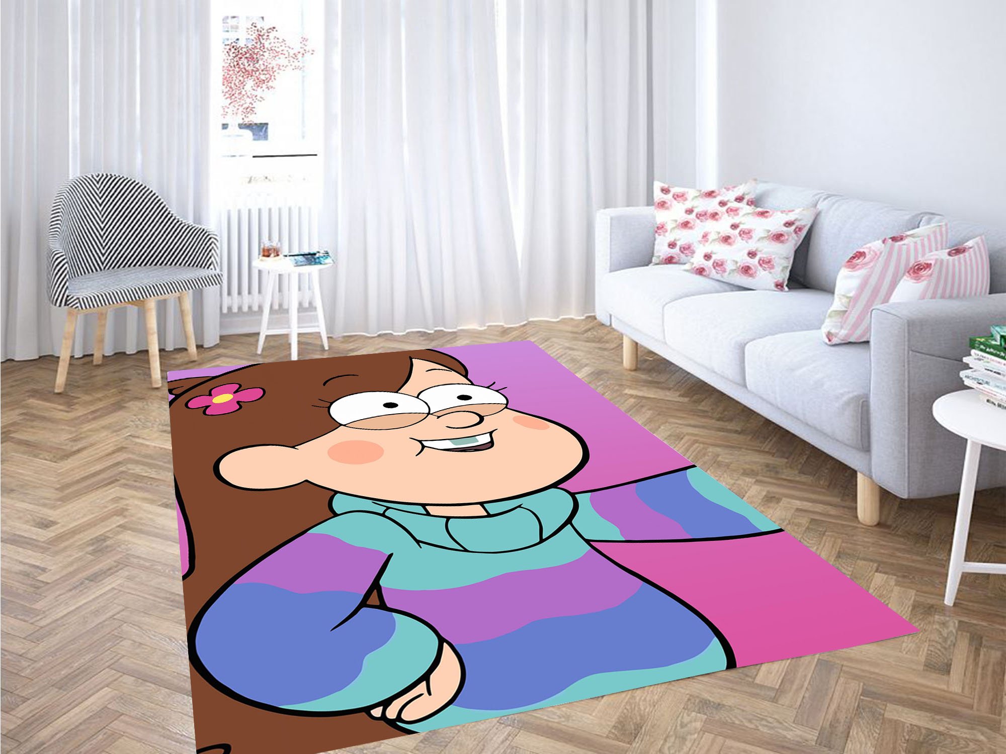 Gravity Falls Mabel Carpet Rectangle Rug