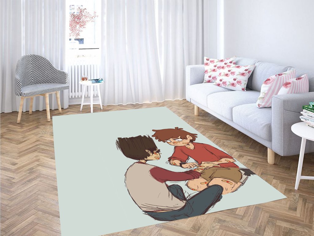 Gravity Falls Now Living Room Modern Carpet Rectangle Rug