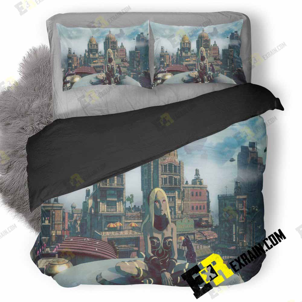 Gravity Rush Ad 3D Customized Duvet Cover Bedding Set