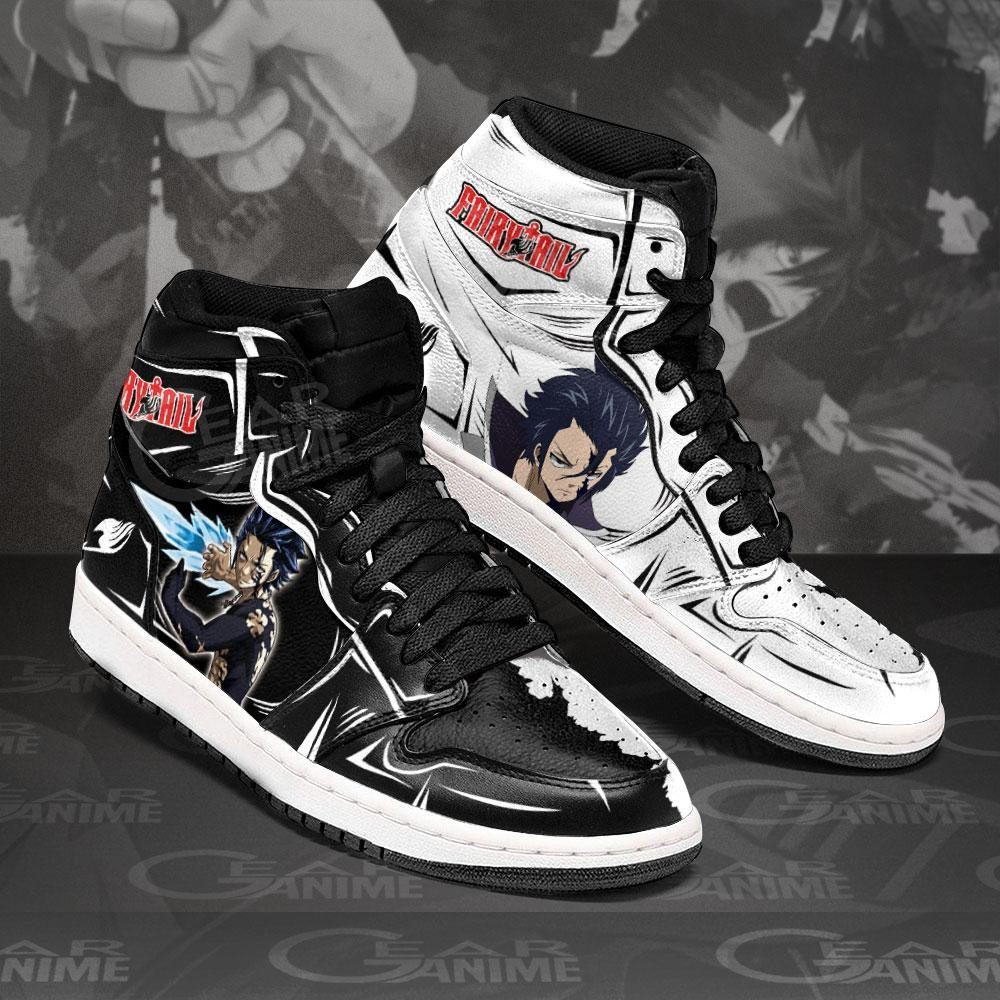Gray Fullbuster JD1s Sneakers Anime Fairy Tail Shoes, Air Jordan Hightop