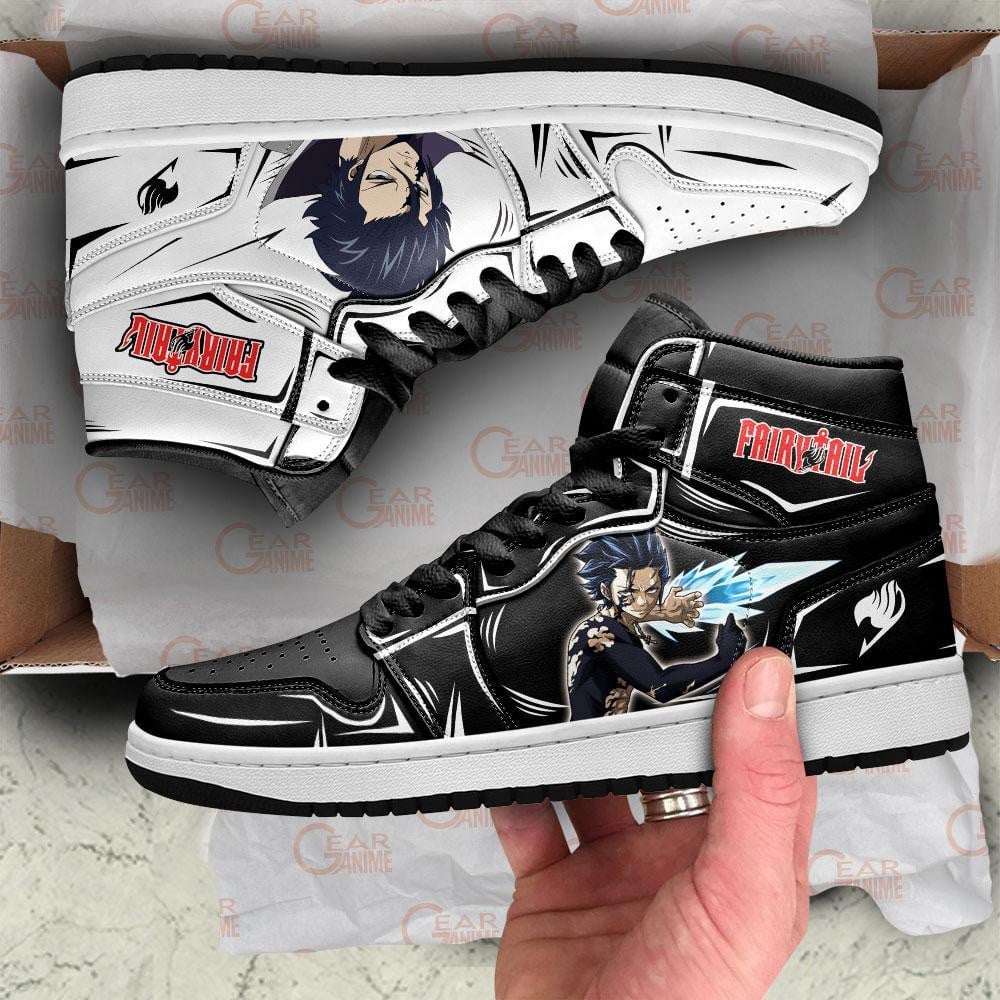 Gray Fullbuster JD1s Sneakers Anime Fairy Tail Shoes, Air Jordan Hightop