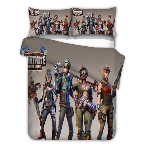 Gray Horde Bash Duvet Cover Bedding Set
