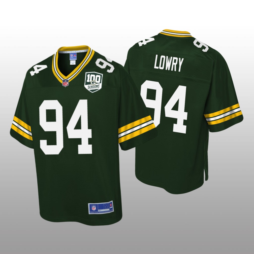 Green Bay Packers #94 Green Dean Lowry Pro Line Jersey - Youth