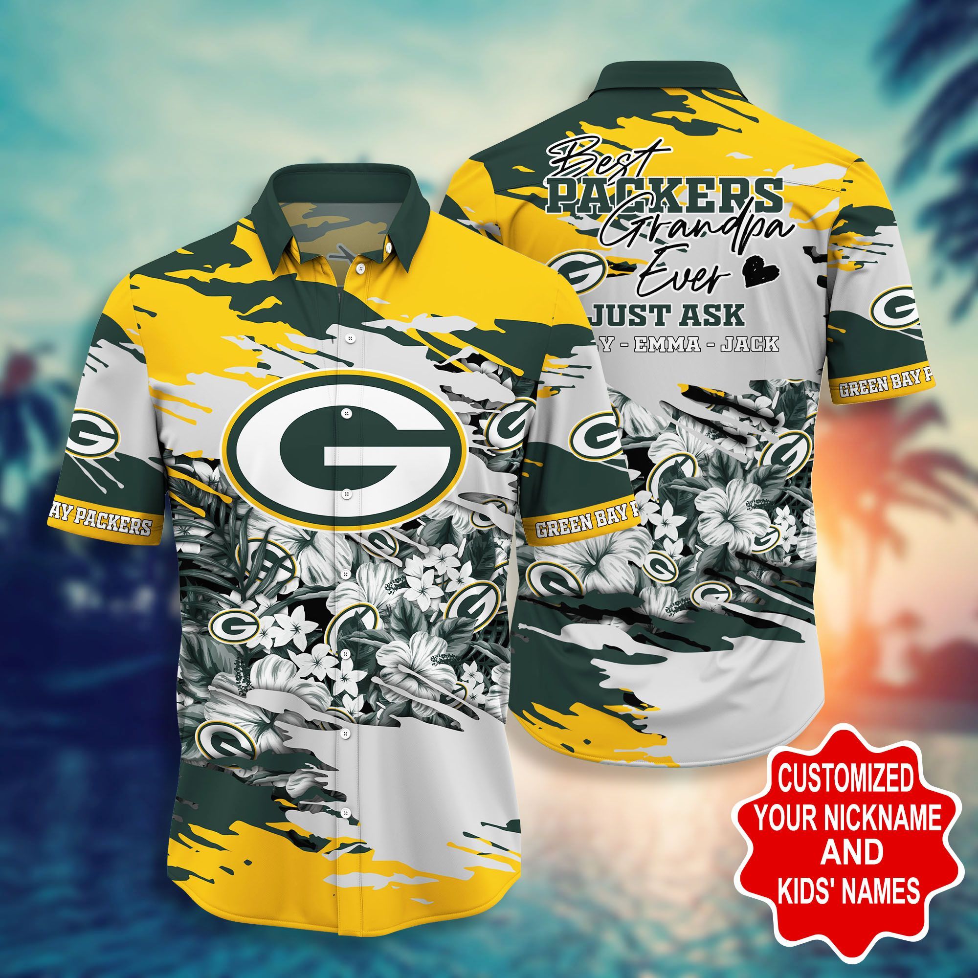 Green Bay Packers -Pesonalized Hawaii Shirt STYLE HOT TRENDING SUMMER