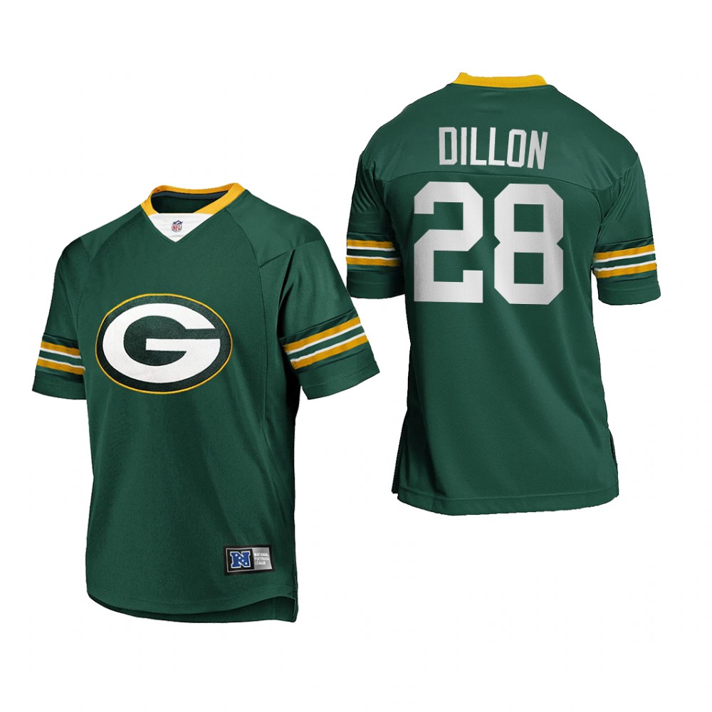 Green Bay Packers A.J. Dillon Green New Season - Men's