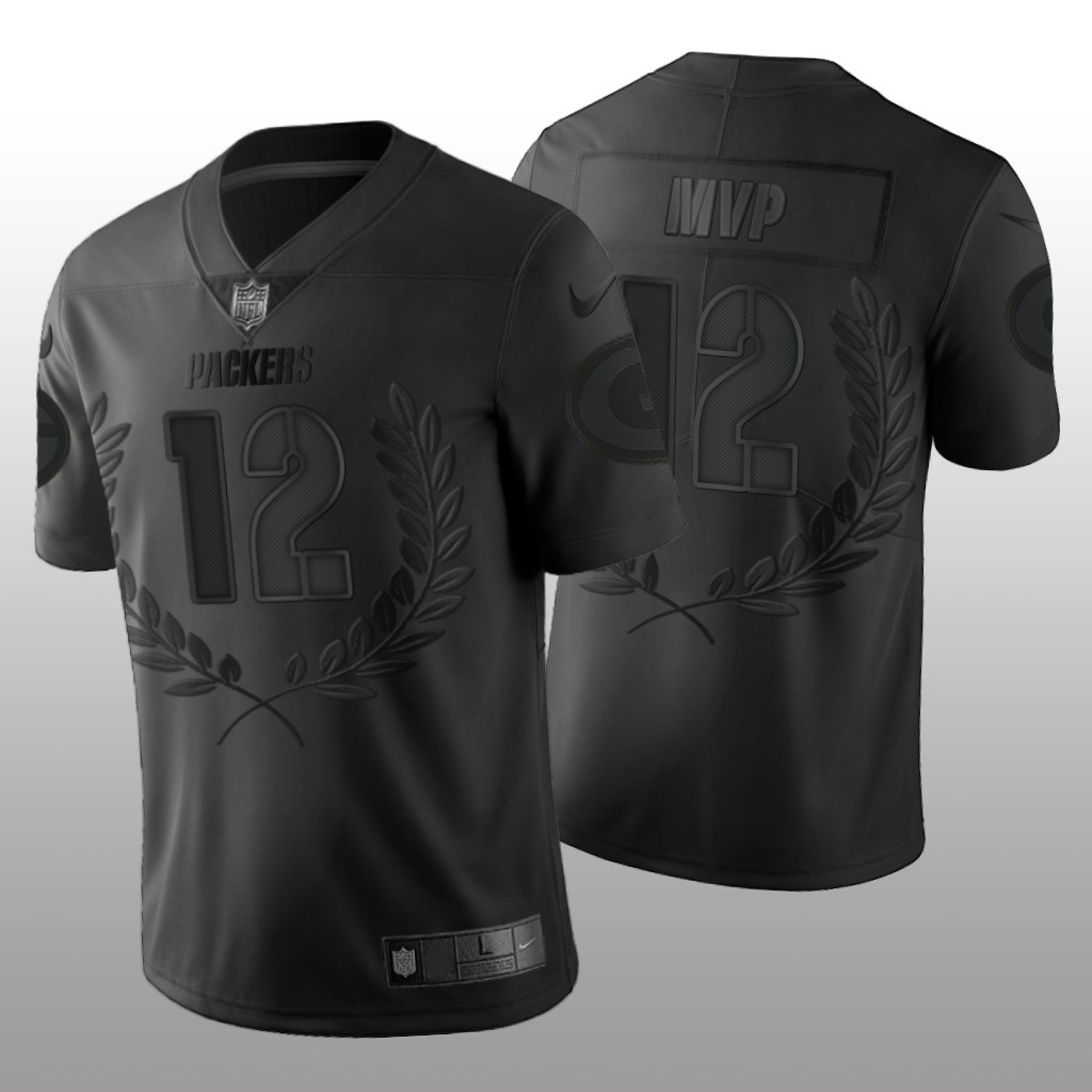 Green Bay Packers Aaron Rodgers Black Vapor Limited 2020 NFL MVP - Men's