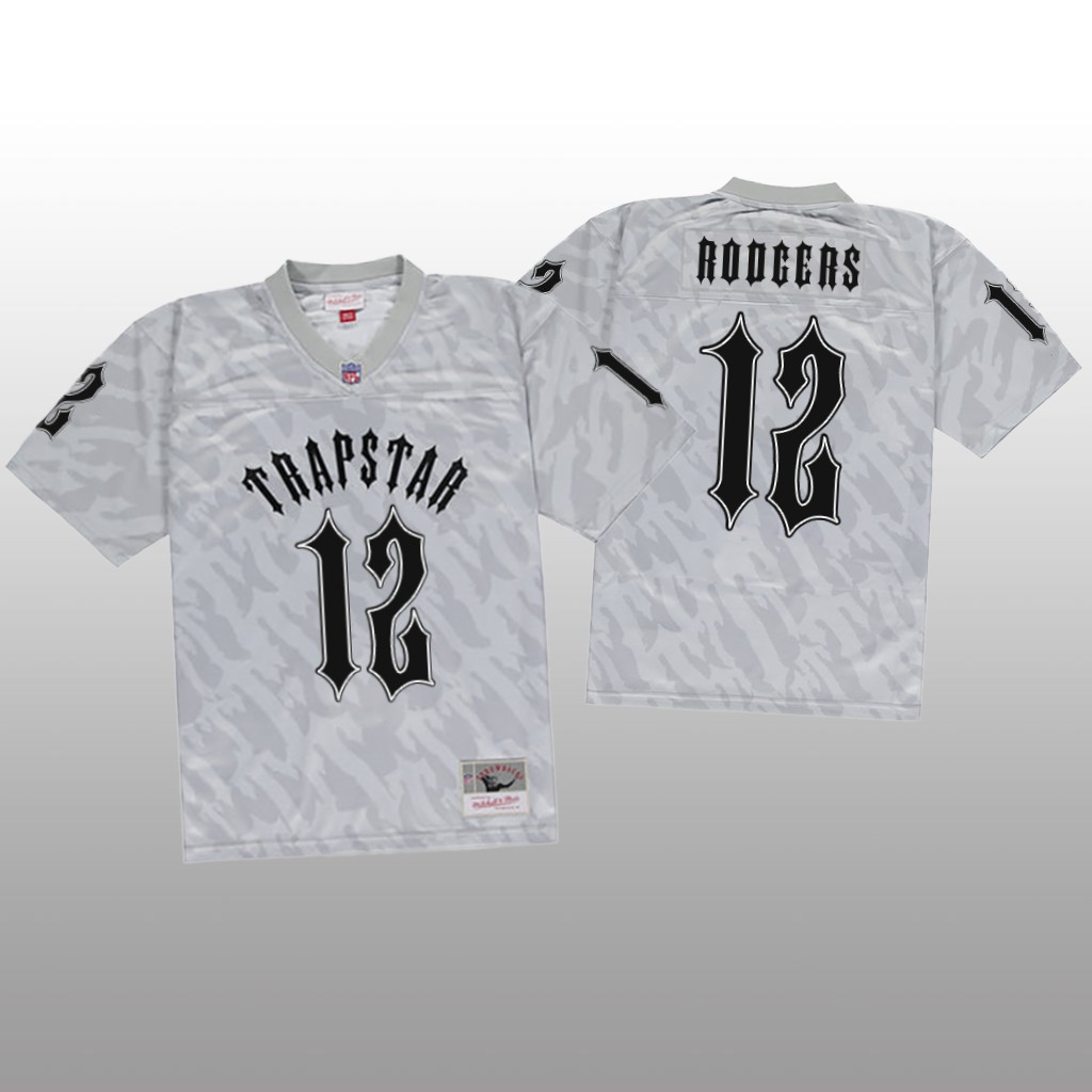Green Bay Packers Aaron Rodgers Gray Trapstar - Men's