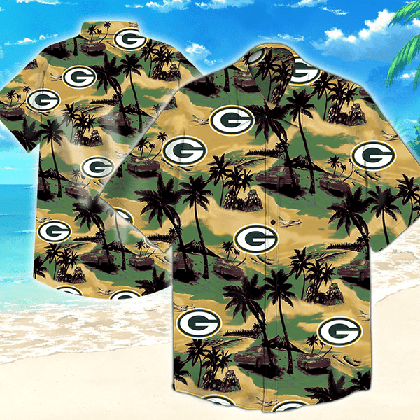 Green Bay Packers Aloha Hawaiian Shirt