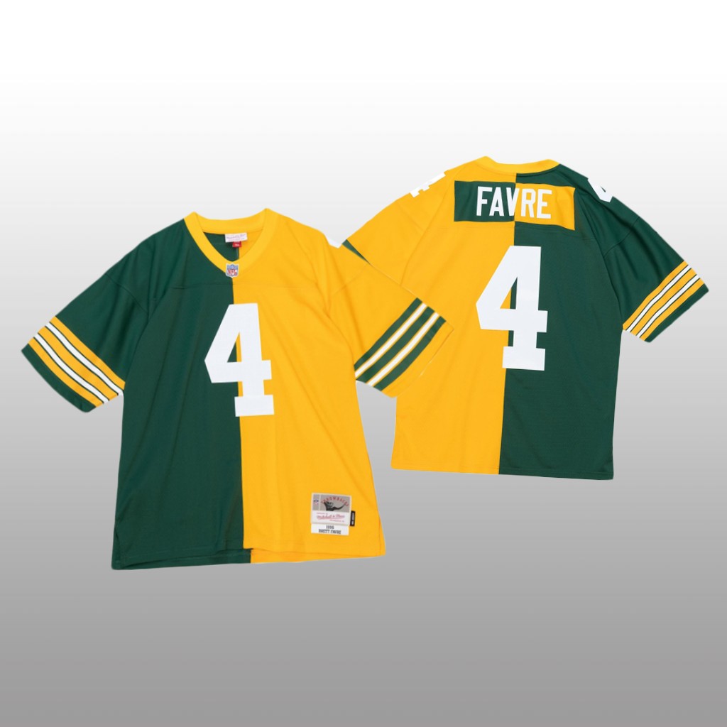Green Bay Packers Brett Favre Green Gold 1996 Split Legacy - Men's